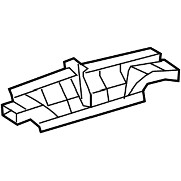 55950-06050 Toyota Defroster Nozzle, Front Illustration 1 of 1