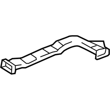55972-06030 Toyota Defroster Duct, Front Passenger Side Illustration 1 of 1