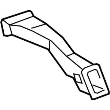 58861-06030 Toyota Center Duct Illustration 1 of 1