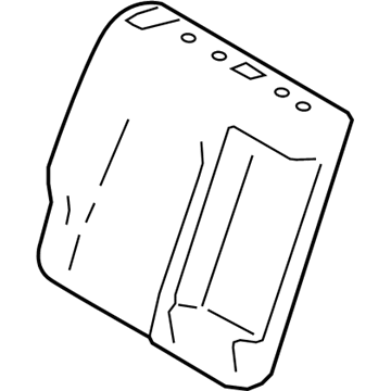 Toyota 71077-1AC40-C0 Seat Back Cover