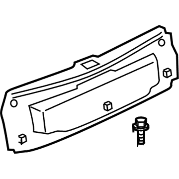 64716-20620-B1 Toyota Rear Trim Panel Illustration 1 of 1