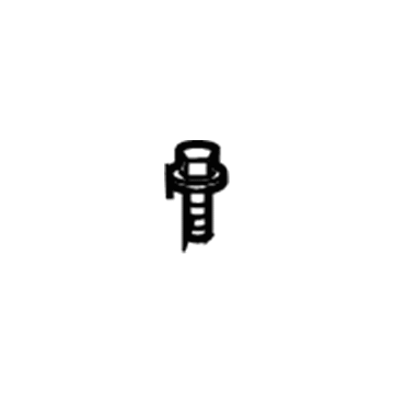 90467-07073-B6 Toyota Rear Trim Panel Retainer, Upper Illustration 1 of 1