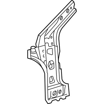 61024-02092 Toyota Inner Pillar, Upper Driver Side Illustration 1 of 1