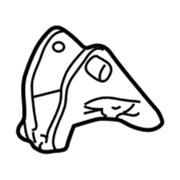 12313-20020 Toyota Torque Rod Bracket Illustration 1 of 1