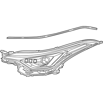 Toyota 81130-F4270 Headlamp Assembly