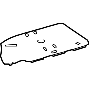 64770-06230 Toyota Spare Cover, Rear Illustration 1 of 1