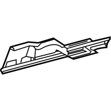 64717-33090-C0 Toyota Compartment Trim, Front Illustration 1 of 1