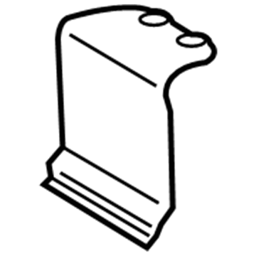 64718-33020 Toyota Side Trim Panel Access Panel, Passenger Side Illustration 1 of 1