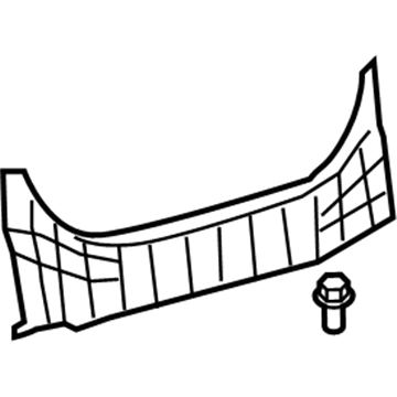 58387-06060 Toyota Rear Panel Trim Illustration 1 of 1