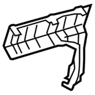 64271-06020 Toyota Partition Panel, Passenger Side Illustration 1 of 1