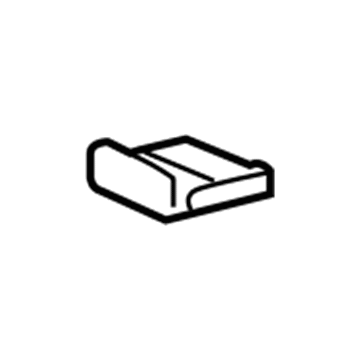 57193-33030 Toyota Reinforcement Plate, Passenger Side Illustration 1 of 1