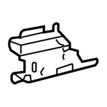 57158-33020 Toyota Torque Box Reinforcement, Driver Side Illustration 1 of 1