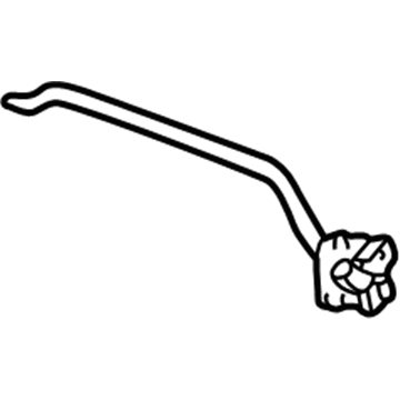 72760-33020 Toyota Lumbar Adjuster, Driver Side Illustration 1 of 1