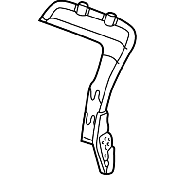 71013-33070 Toyota Seat Back Frame, Front Illustration 1 of 1