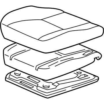 Toyota Camry Seat Cushion - 71410-33031-B2