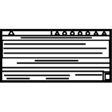 G9288-48020 Toyota Label, Battery Charging Notice Illustration 1 of 1