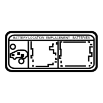 G9275-48040 Toyota Label, Battery Caution Illustration 1 of 1