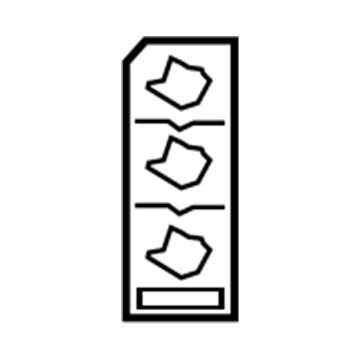 74554-48030 Toyota Info Label Illustration 1 of 1