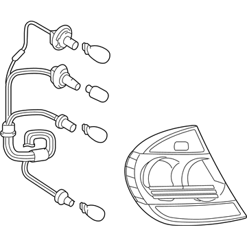 Toyota 81550-06210 Combination Lamp Assembly