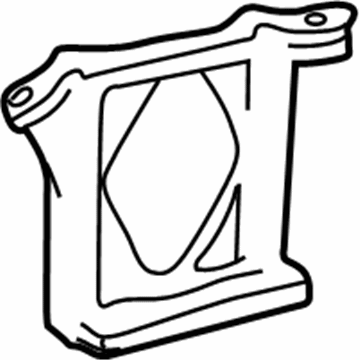 12316-62020 Toyota Mount Bracket, Passenger Side Illustration 1 of 1