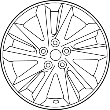 Toyota 42611-12F90 Wheel, Alloy