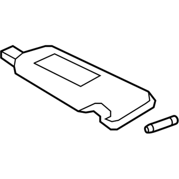 Toyota 74310-07050-A0 Sunvisor