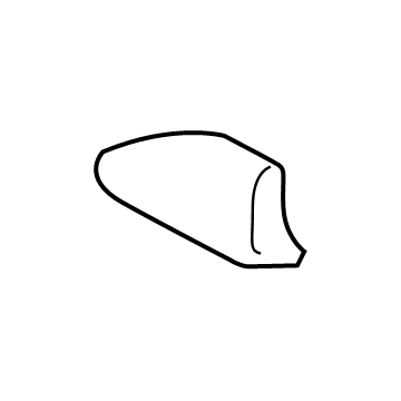 86077-02010-A0 Toyota Cover, White Illustration 1 of 1