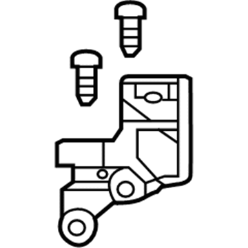 81195-21050 Toyota Repair Bracket, Lower Passenger Side Illustration 1 of 1