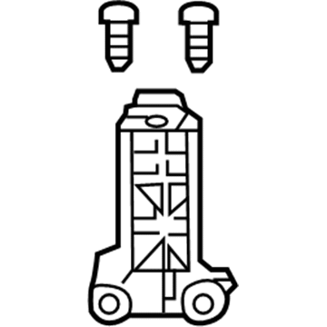 81193-21060 Toyota Repair Bracket, Upper Passenger Side Illustration 1 of 1