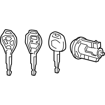 Scion 69057-52B60 Cylinder & Keys