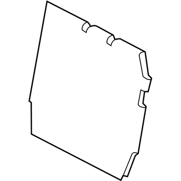 71147-74020 Toyota Seat Back Panel, Rear Illustration 1 of 1