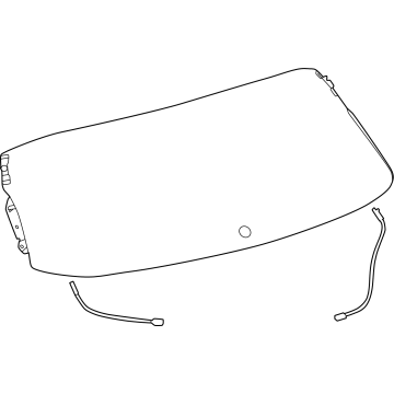 Toyota 68105-30909 Back Glass