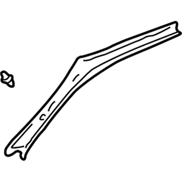 Toyota 62211-0C011-B1 Pillar Molding