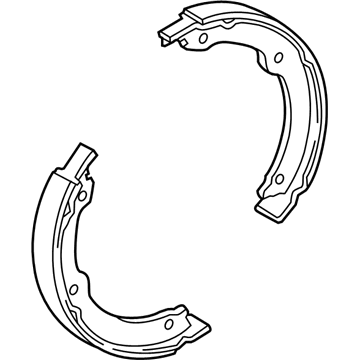 Toyota Parking Brake Shoes - 46530-34010
