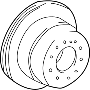 Toyota Land Cruiser Brake Rotor - 42431-60290