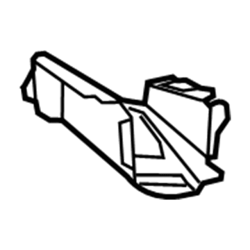 57197-74010 Toyota Torque Box, Front Passenger Side Illustration 1 of 1