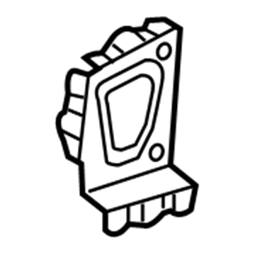 53737-74010 Toyota Apron Assembly Plate, Passenger Side Illustration 1 of 1