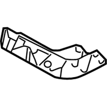 57245-74010 Toyota Support Bracket, Passenger Side Illustration 1 of 1