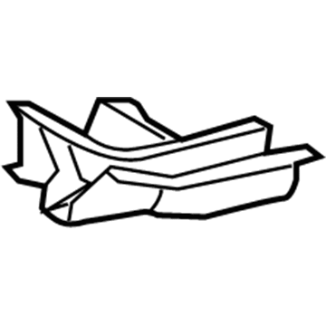57203-74010 Toyota Extension, Passenger Side Illustration 1 of 1