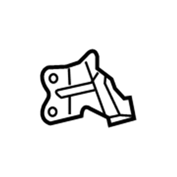 55168-74010 Toyota Apron Assembly Mount Bracket, Passenger Side Illustration 1 of 1
