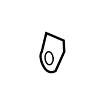 51963-52050 Toyota Tow Hook Bracket, Driver Side Illustration 1 of 1
