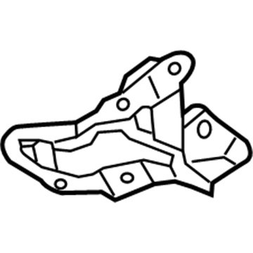 53707-74010 Toyota Rear Extension, Passenger Side Illustration 1 of 1