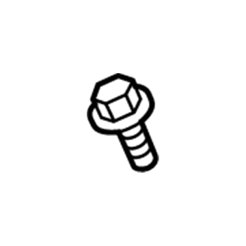 90119-A0183 Toyota Pulley Bolt, Rear Illustration 1 of 1
