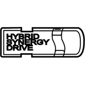 Toyota 75445-0E050 Nameplate