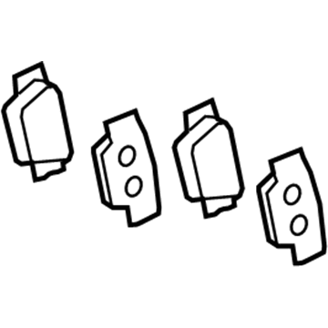 Toyota Matrix Brake Pads - 04466-02220