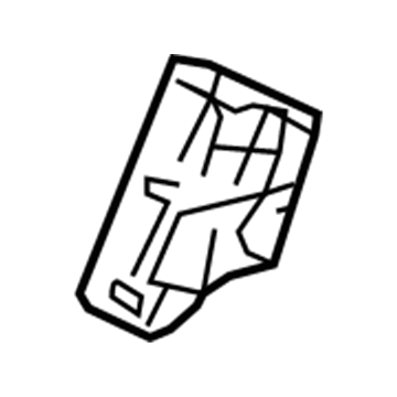 Toyota 62566-10010-C0 Lower Quarter Trim Cover