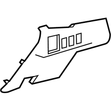 Toyota 55545-02101-C0 Fuse Box Cover