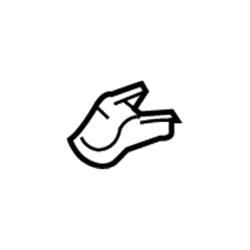 72123-48040-B1 Toyota Track End Cover, Gray, Outer Front Driver Side Illustration 1 of 1