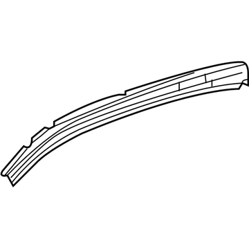 61303-0C050 Toyota Rail Reinforcement, Inner Passenger Side Illustration 1 of 1