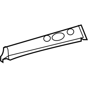 61234-0C020 Toyota Inner Rail, Driver Side Illustration 1 of 1